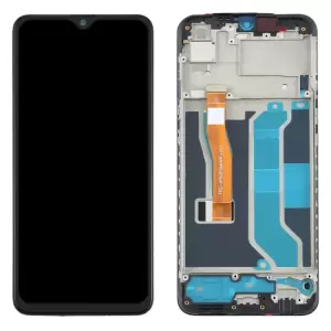Para Oppo Realme 3 Pro / Realme X Lite Grado C LCD y Conjunto de Digitalizador + Piezas de Reemplazo de Teléfono Celular de Marco (sin Logotipo)