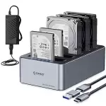 ORICO 5Bay Hard Drive with Cloner Hard Drive Docking Station 2.5''/3.5'' SSD HDD