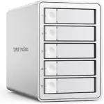 ORICO Daisy-Chain 5 Bay Hard Drive Enclosure USB 3.1 Gen 2 Aluminum Das