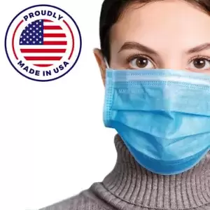 MADE IN USA 50 PCS Face Mask Mouth & Nose Protector Respirator Masks with Filter