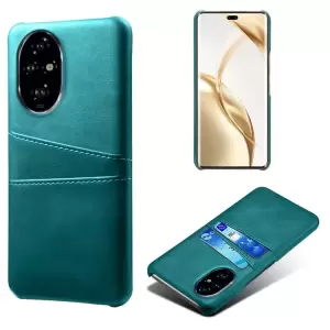 Para Honor 200 Pro 5G Case Dual Card Slots PU Leather + Hard PC Phone Cover - Verde