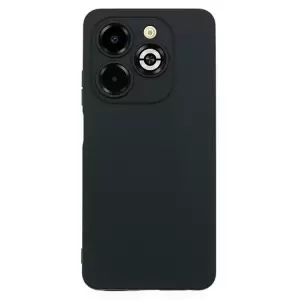 Para Transsion Infinix Smart 8 Plus Case Funda de Teléfono Mate Sin Huellas Dactilares Recortes Precisos - Negro