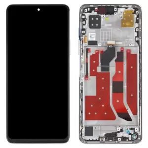 Para Huawei Nova 9 SE Grado C LCD y Conjunto de Reemplazo de Marco + Part (sin Logotipo) - Plata