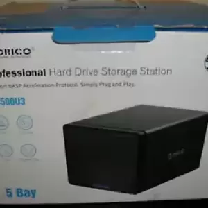 Orico Professional Hard Drive Storage Station 5 Bay USB 3.0 Interface -NEW OPEN