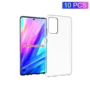 10 Piezas/paquete de Caparazón de la Marca Resistente a la Marca de Agua Para Samsung Galaxy A52 4G/5G / A52s 5G Case de Cubierta TPU Flexible