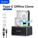ORICO Dual Bay Hard Drive Docking Station USB C 3.2 Gen 2 for 2.5/3.5'' HDD SSD