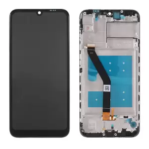 Enjunto de Pantalla y Digitalizador LCD + Reemplazo de Marco Para Huawei Y6 (2019, Con Sensor de Huellas Dactilares)/y6 Prime (2019)/Y6 Pro (2019) - Negro