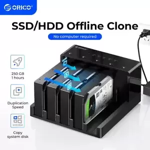 ORICO Cloning 5 Bay Hard Drive Docking Station SATA USB 3.0 HDD Dock 3.5" Drives