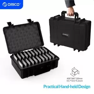 ORICO Hard Drive Case 3.5in 20-Bay Multi-Protection HDD Storage Box Suitcase PSC