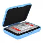ORICO 3.5'' Hard Drive Case Storage Carrying Case Black for WD Seagate Toshiba