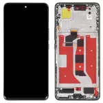 Para Huawei Nova 9 OEM Grade S OLED Pantalla y Conjunto Digitizer + Frame (sin Logotipo) - Negro