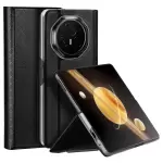 Serie Dux Ducis Bril Para Honor Magic V3 5G Case Leather+PC Stand Phone Portada - Negro