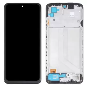 Ensamblaje de la Pantalla LCD y el Conjunto Del Digitalizador + Parte Del Marco de Repuesto Para Xiaomi Redmi Nota 10s/nota 10 4G - Negro