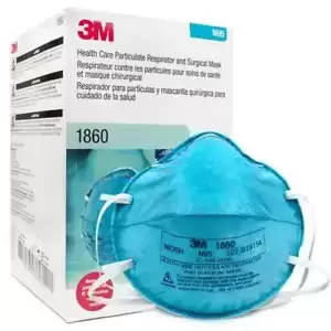 3M™ 1860 N95 Adult Face Mask Particulate Respirator 20/Box Exp 06/15/28 NEW