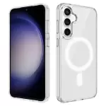 Para Samsung Galaxy S24 fe Case Compatible Con Tpu Magsafe+acrílico Clear Back Telep Cover - Transparente