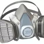 3M Disposable Half Face Respirator Facepiece Mask Organic Vapor Protection MED.