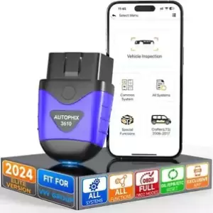 AUTOPHIX 3610 BT Car Diagnostic Tool For VW For Audi For Skoda For SEAT 12V Cars