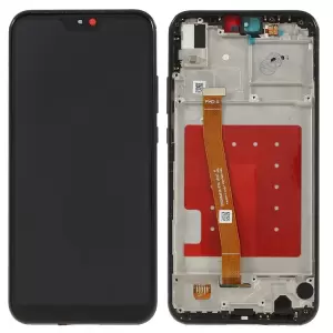 Conjunto de Pantalla LCD y Digitalizador + Reemplazo de Marco Para Huawei P20 Lite (2018)/nova 3e - Negro