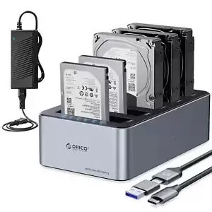 ORICO 5 Bay Hard Drive Station Type-C 3.1 Drive Enclosure for 2.5/3.5" HDD SSD