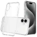 Diseño de Leeu Para Iphone 16 Case 3D Stereo Sonido Clear Tpu Telephip Cover - Transparente