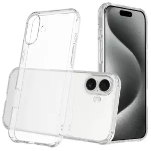 Diseño de Leeu Para Iphone 16 Case 3D Stereo Sonido Clear Tpu Telephip Cover - Transparente