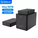 ORICO 5 Bay 3.5'' Hard Drive Enclosure USB3.0 to SATA3.0 Magnetic-type HDD Case