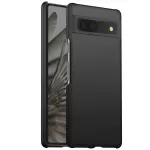 Para Google Pixel 7a Case de Teléfonos Celulares Anti-bidón PC Hard PC Solid Color Sport Shell - Negro