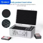 ORICO Hard Drive Case 3.5inch 20-Bay Multi-Protection HDD Storage Box Suitcase