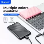 ORICO 2.5'' USB C Hard Drive Enclosure USB3.1 to SATAIII External SSD HDD Cases