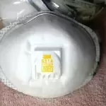 6 Masks 3M - # 8214 N95 Disposable Respirator W/ Valve - White